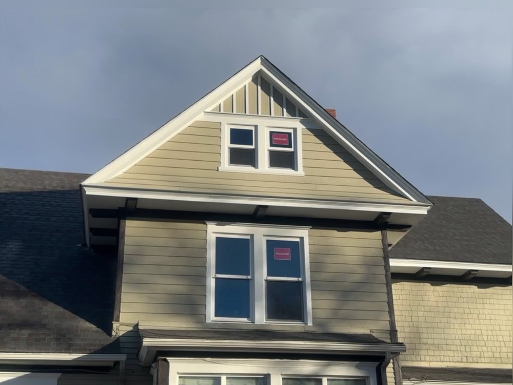 Craftsman-style home exterior painting