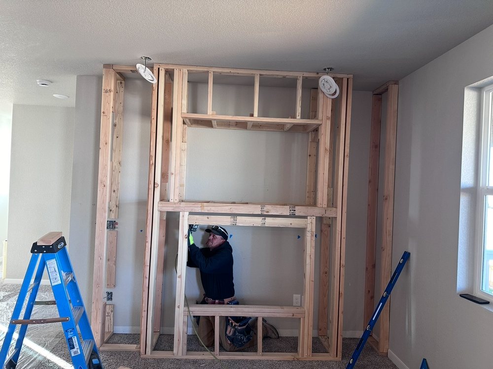Interior remodel and framing