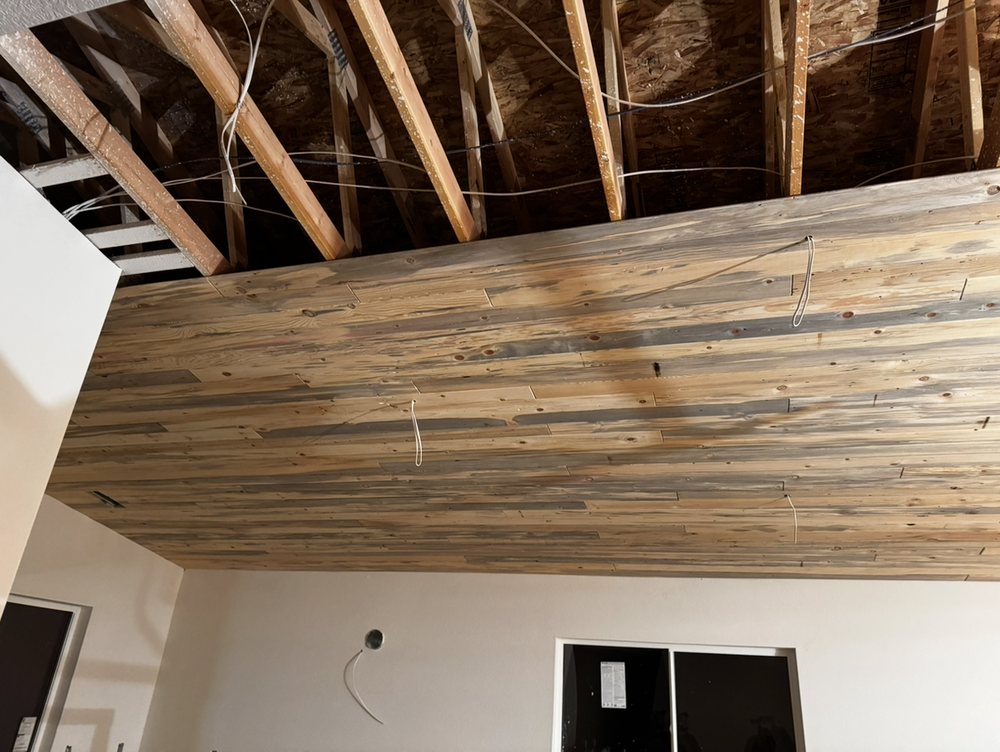 Ceiling and interior remodel